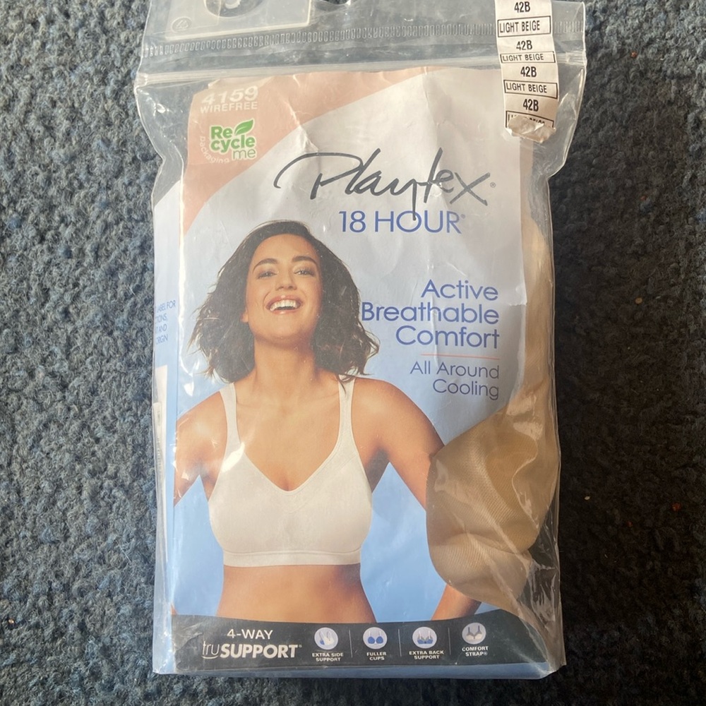 NWT Playtex 18 Hour Active Breathable Comfort Bra